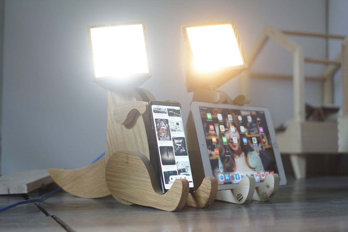 T-rex lamp design file, printable template ,laser cut ,CNC - LoyocaWorkshop