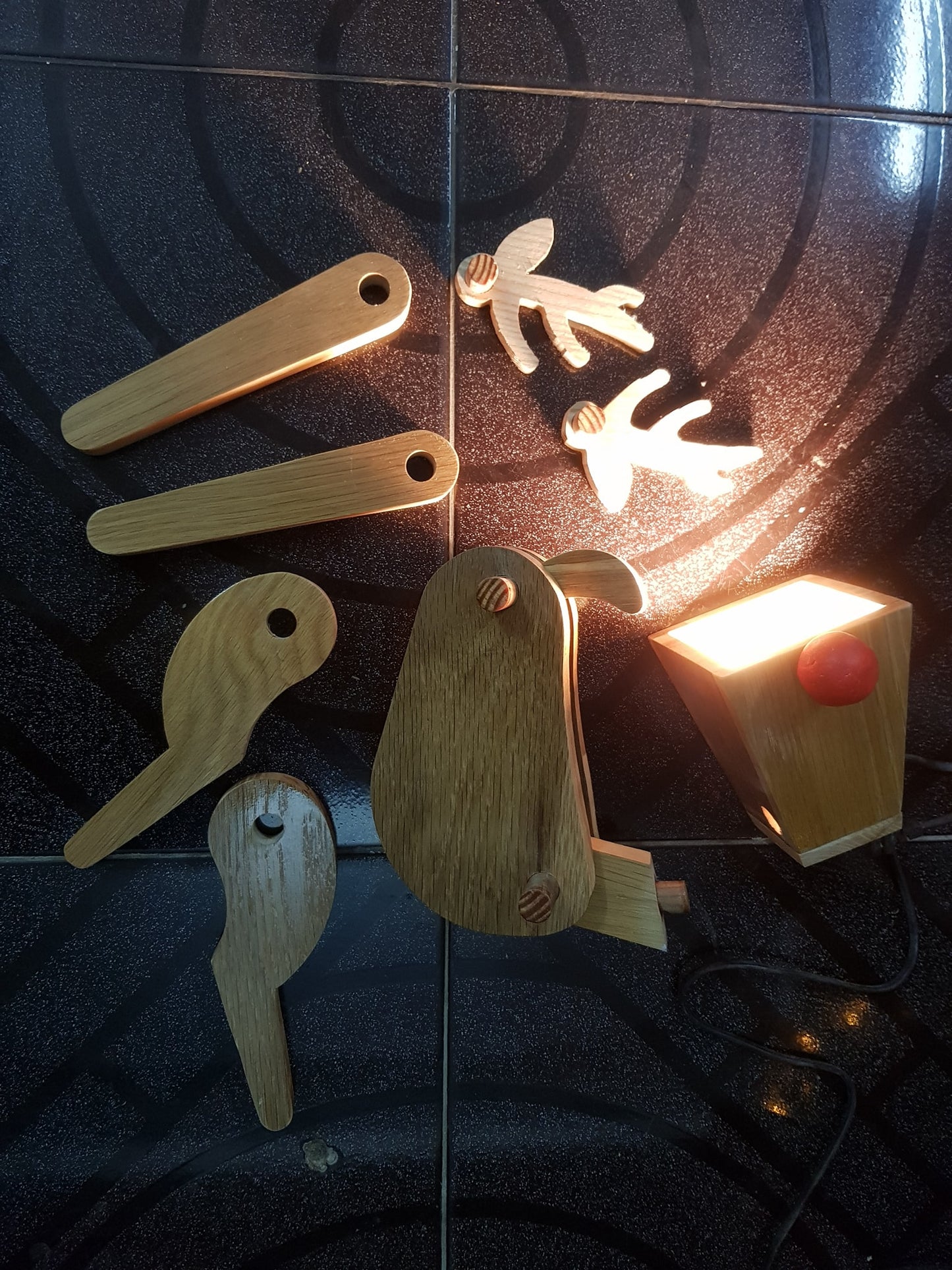 Reindeer lamp design file, printable template ,laser cut ,CNC - LoyocaWorkshop