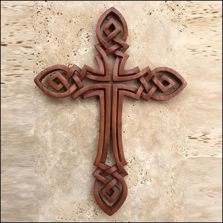 Celtic cross, 3D STL Model, CNC Router Engraver, Artcam, Aspire ,3D printing