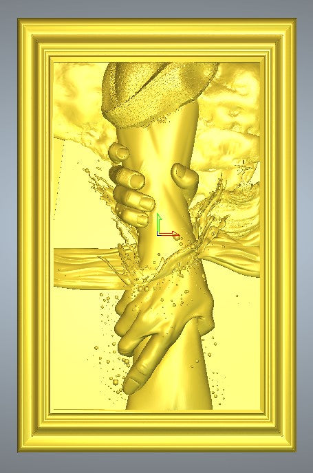 Hand of Jesus, 3D STL Model, CNC Router Engraver, Artcam, Aspire ,3D printing