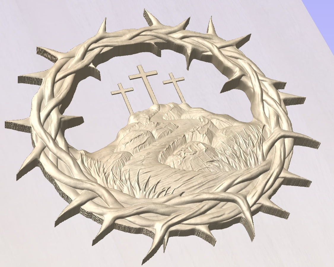 The passion of the Christ carving, 3D STL Model, CNC Router Engraver, Artcam, Aspire ,3D printing