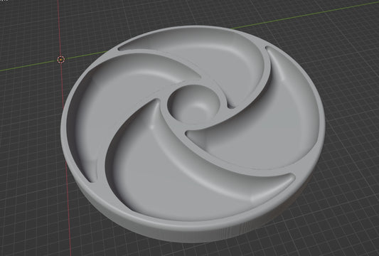 Tray 02, 3D STL Model, CNC Router Engraver, Artcam, Aspire ,3D printing