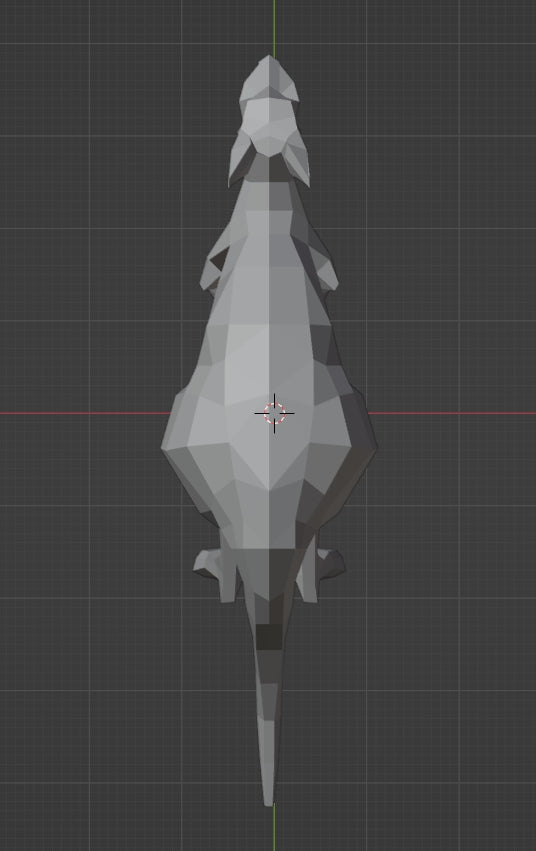 Kangaroo lowpoly, 3D STL Model, CNC Router Engraver, Artcam, Aspire ,3D printing