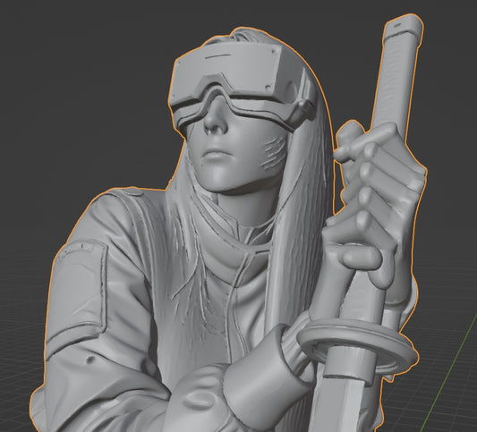 Hot girl 02, 3D STL Model,3D printing