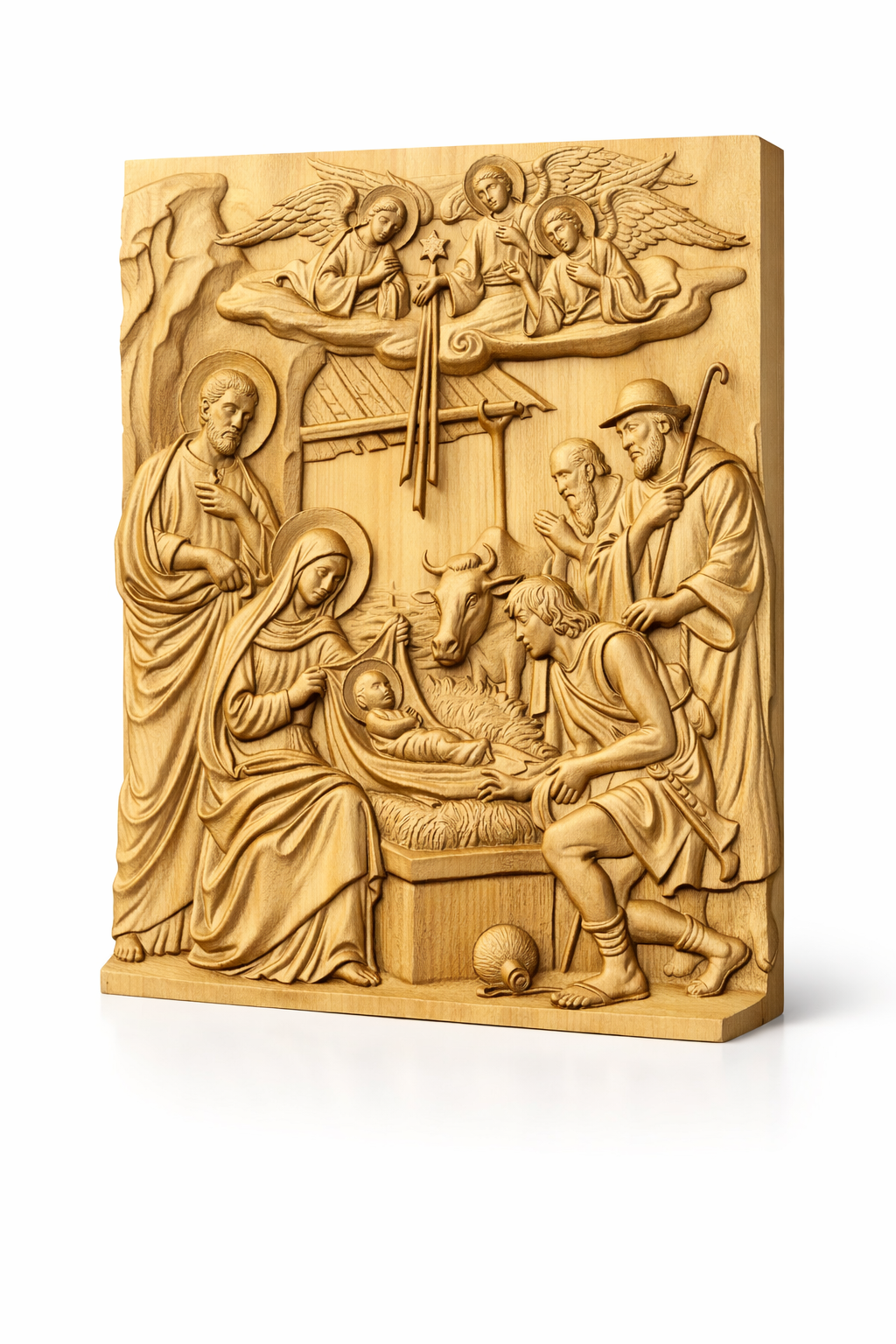 Nativity scene 3, 3D STL Model, CNC Router Engraver, Artcam, Aspire ,3D printing