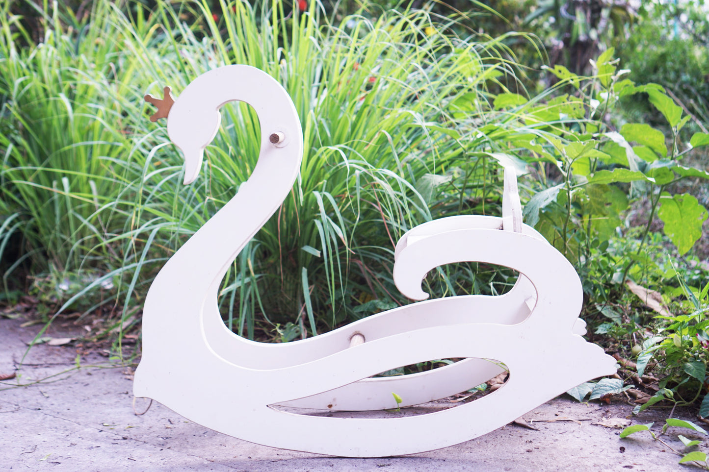 Swan rocking chair ,printable template ,laser cut ,CNC - LoyocaWorkshop