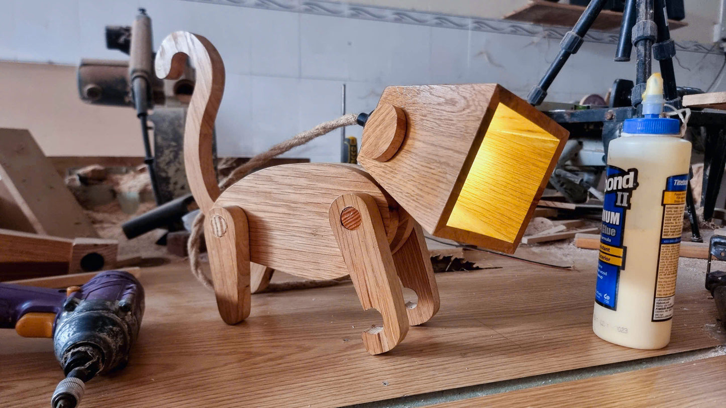 Monkey lamp design file, printable template ,laser cut ,CNC - LoyocaWorkshop