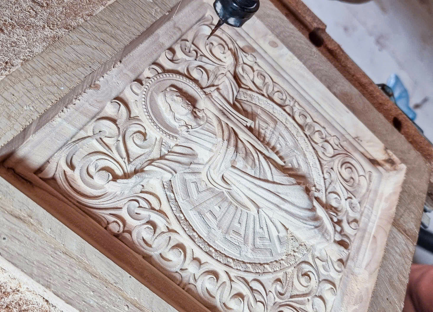 Jesus Ascension body and with frame, 3D STL Model, CNC Router Engraver, Artcam, Aspire ,3D printing