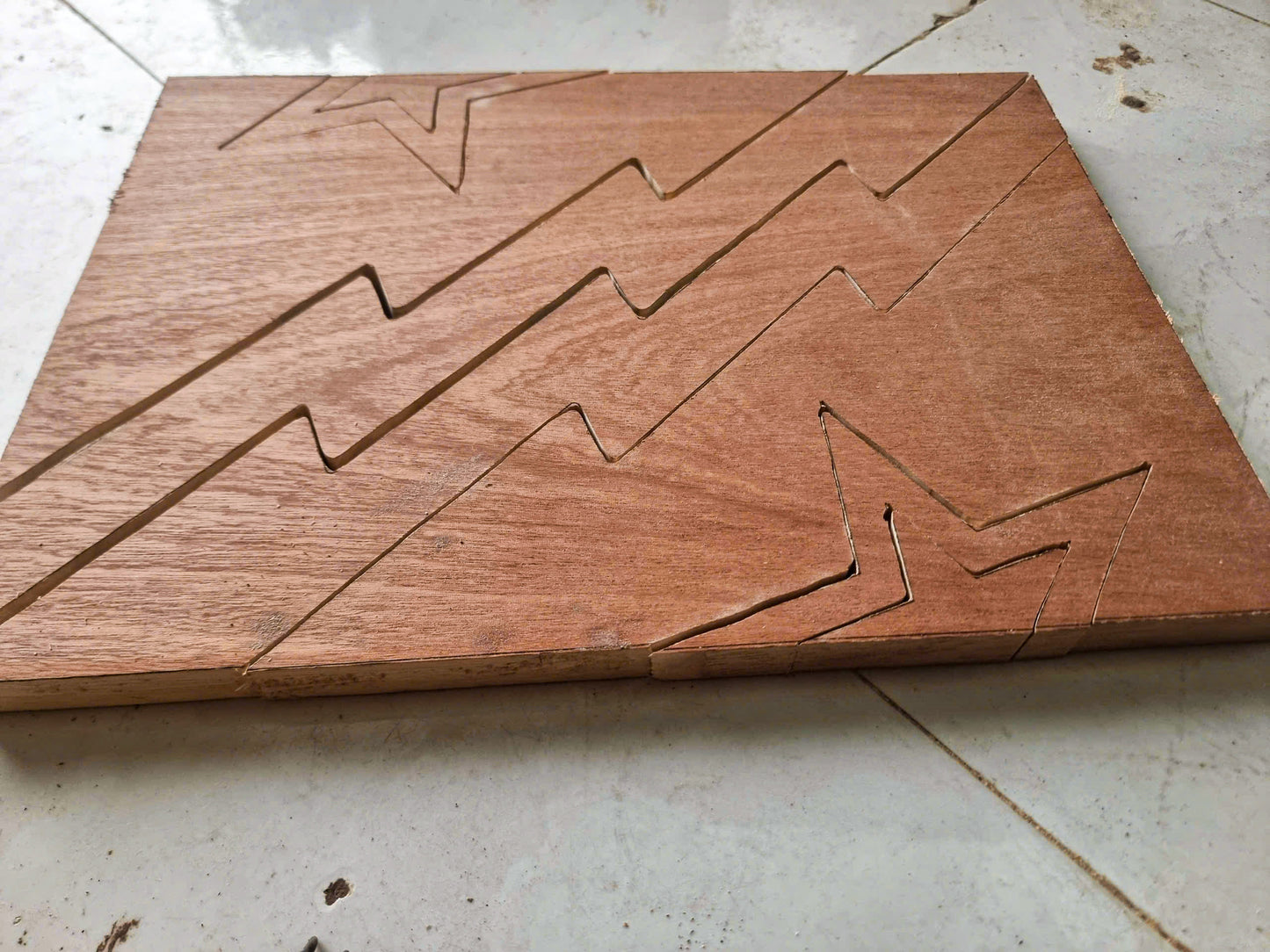 Christmas tree template with one A4-sized board - Power tools/CNC - LoyocaWorkshop