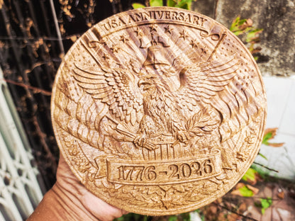 USA anniversary, 3D STL Model, CNC Router Engraver, Artcam, Aspire ,3D printing