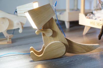T-rex lamp design file, printable template ,laser cut ,CNC - LoyocaWorkshop
