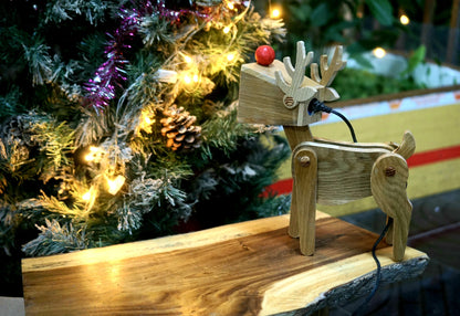 Reindeer lamp design file, printable template ,laser cut ,CNC - LoyocaWorkshop