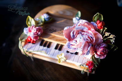 Wooden Piano mobile stand design file, printable template ,laser cut ,CNC - LoyocaWorkshop