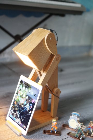 Dog lamp design file, printable template ,laser cut ,CNC - LoyocaWorkshop