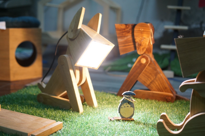 Dog lamp design file, printable template ,laser cut ,CNC - LoyocaWorkshop