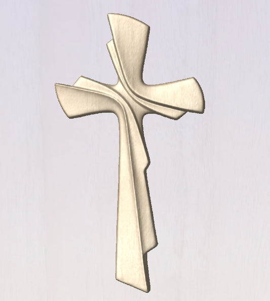 Cross 3D, 3D STL Model, CNC Router Engraver, Artcam, Aspire ,3D printing