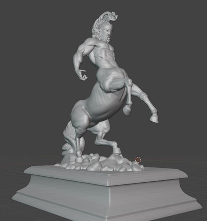 Centaur, 3D STL Model, CNC Router Engraver, Artcam, Aspire ,3D printing