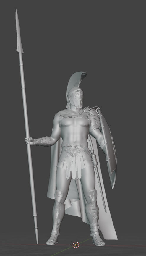 Spartan Hoplite, 3D STL Model, CNC Router Engraver, Artcam, Aspire ,3D printing