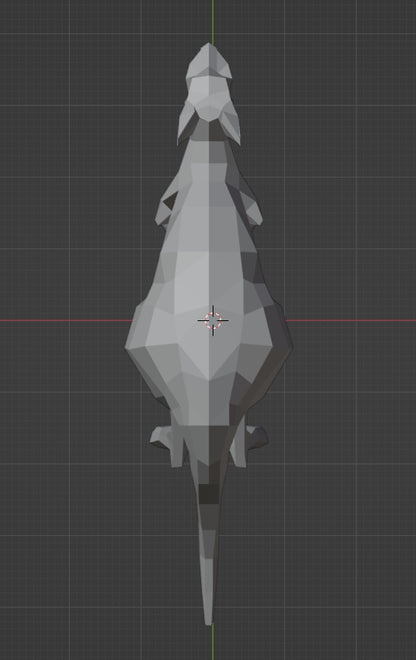 Kangaroo lowpoly, 3D STL Model, CNC Router Engraver, Artcam, Aspire ,3D printing