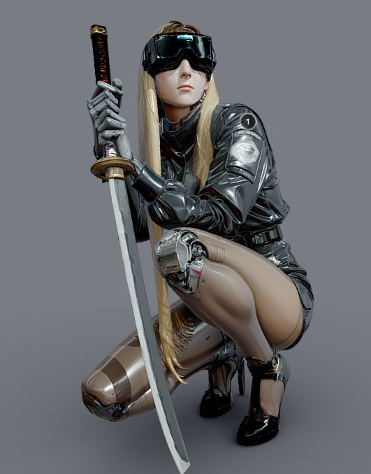 Hot girl 02, 3D STL Model,3D printing