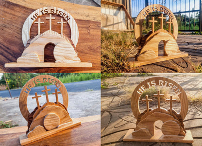 Empty tomb plans - Scrollsaw /CNC/laser cut - LoyocaWorkshop