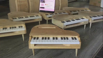 Wooden Piano mobile stand design file, printable template ,laser cut ,CNC - LoyocaWorkshop
