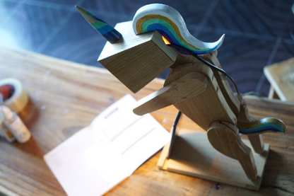 Unicorn lamp design file, printable template ,laser cut ,CNC - LoyocaWorkshop
