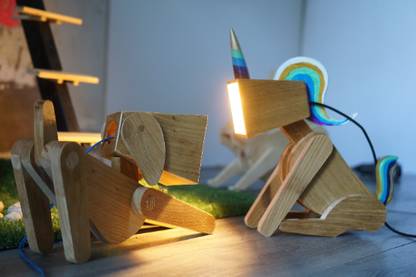 Unicorn lamp design file, printable template ,laser cut ,CNC - LoyocaWorkshop