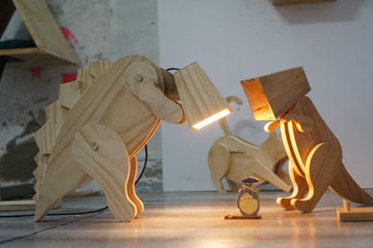Stegosaurus lamp design file, printable template ,laser cut ,CNC - LoyocaWorkshop
