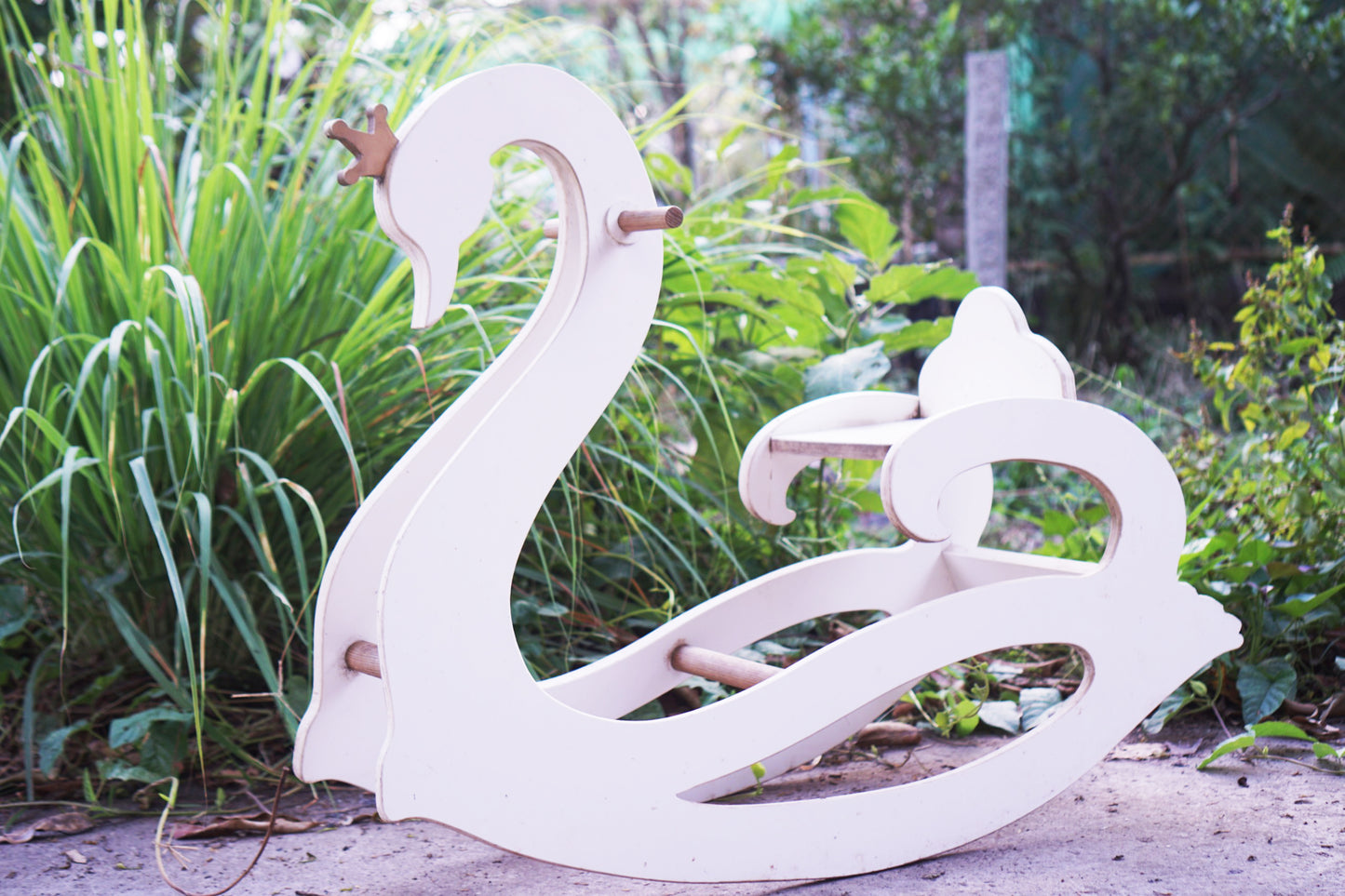 Swan rocking chair ,printable template ,laser cut ,CNC - LoyocaWorkshop