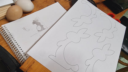 Easter bunny egg holder - LoyocaWorkshop