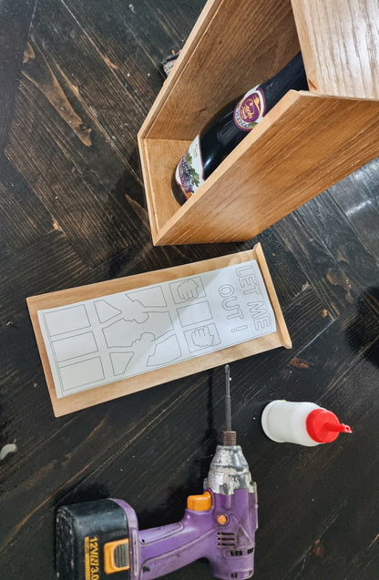 Wine box plans and instructions - Scroll saw/CNC - LoyocaWorkshop