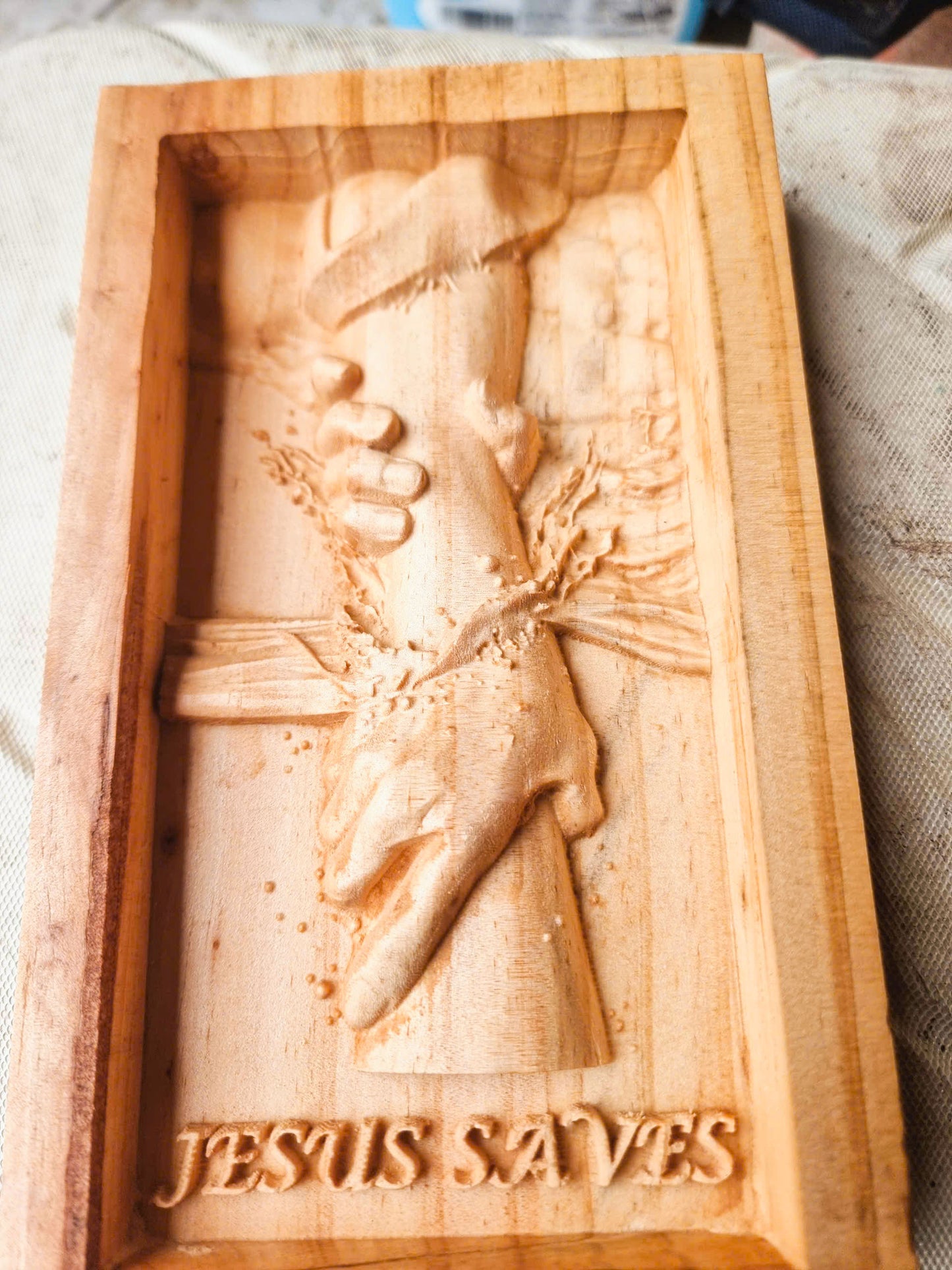 Hand of Jesus, 3D STL Model, CNC Router Engraver, Artcam, Aspire ,3D printing