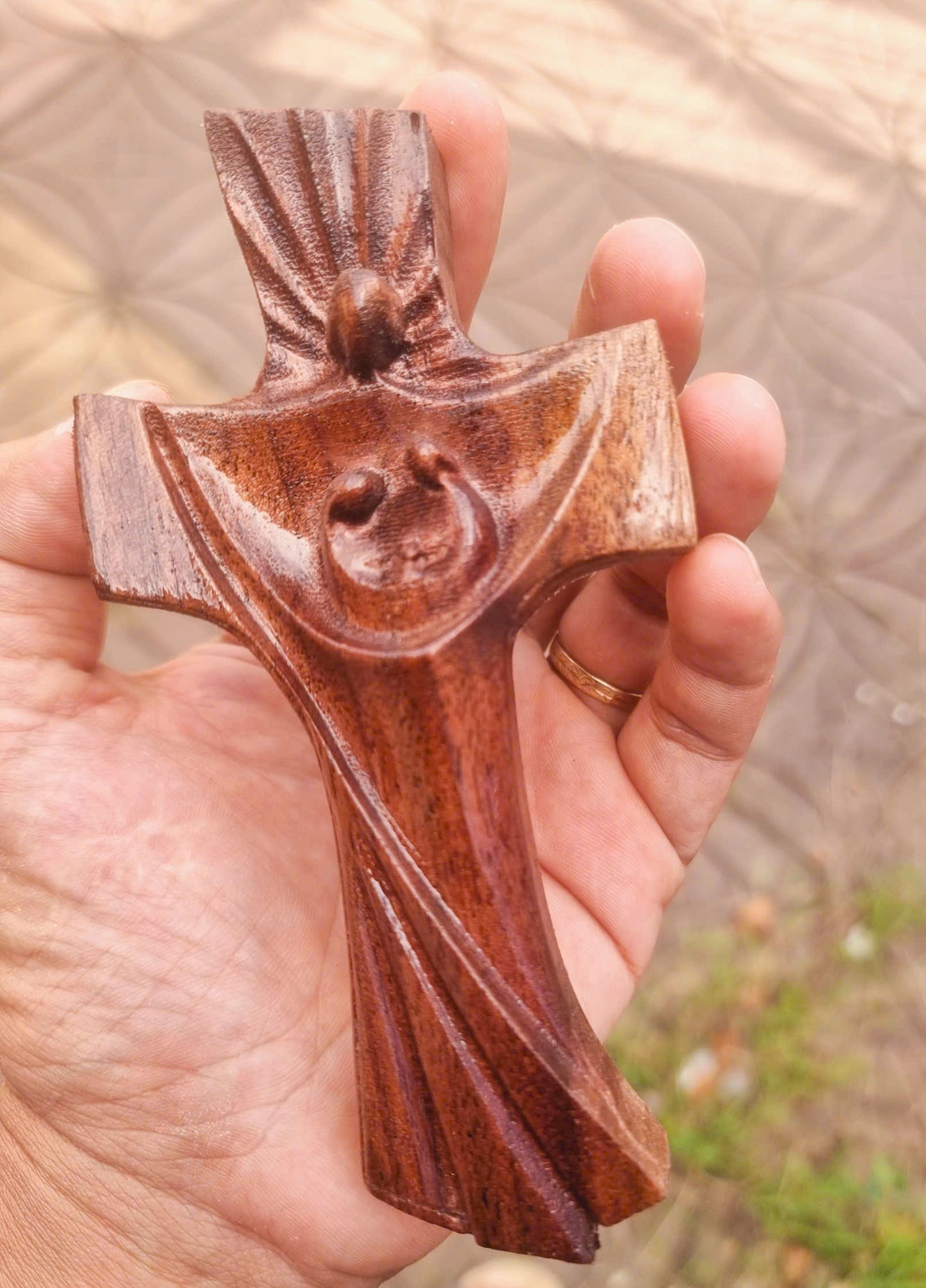 Cross holy family, 3D STL Model, CNC Router Engraver, Artcam, Aspire ,3D printing