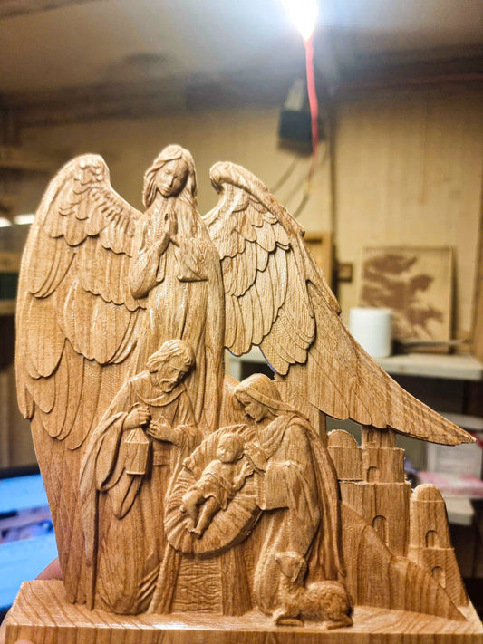 The day Jesus was born, 3D STL Model, CNC Router Engraver, Artcam, Aspire ,3D printing
