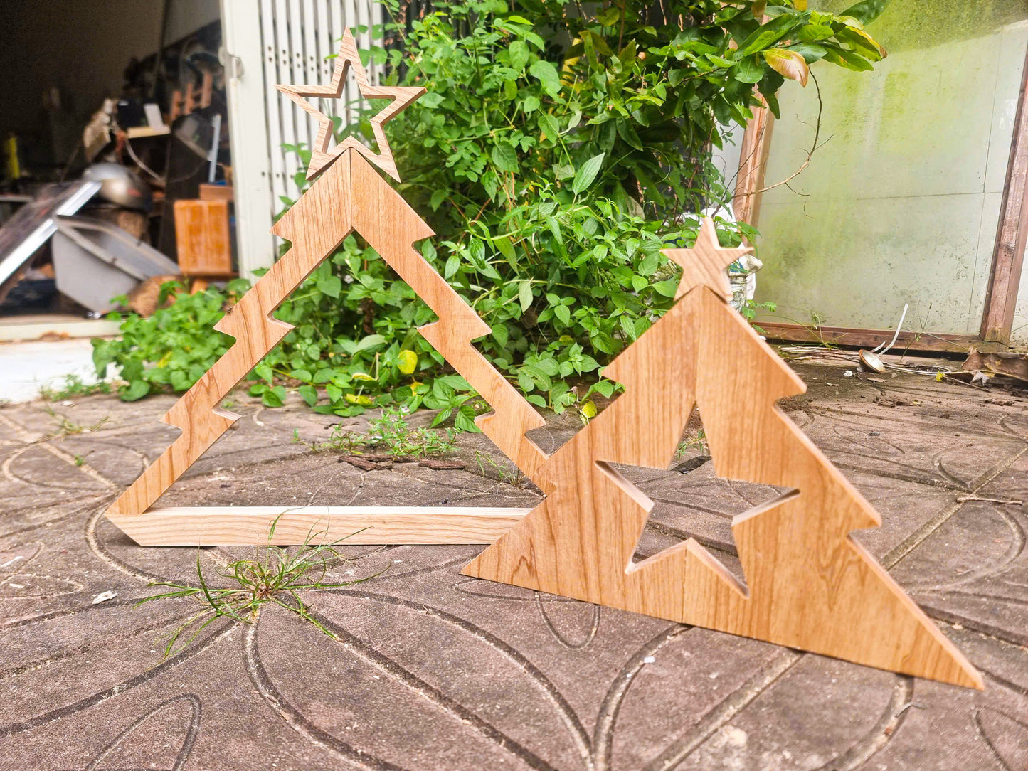 Christmas tree template with one A4-sized board - Power tools/CNC - LoyocaWorkshop