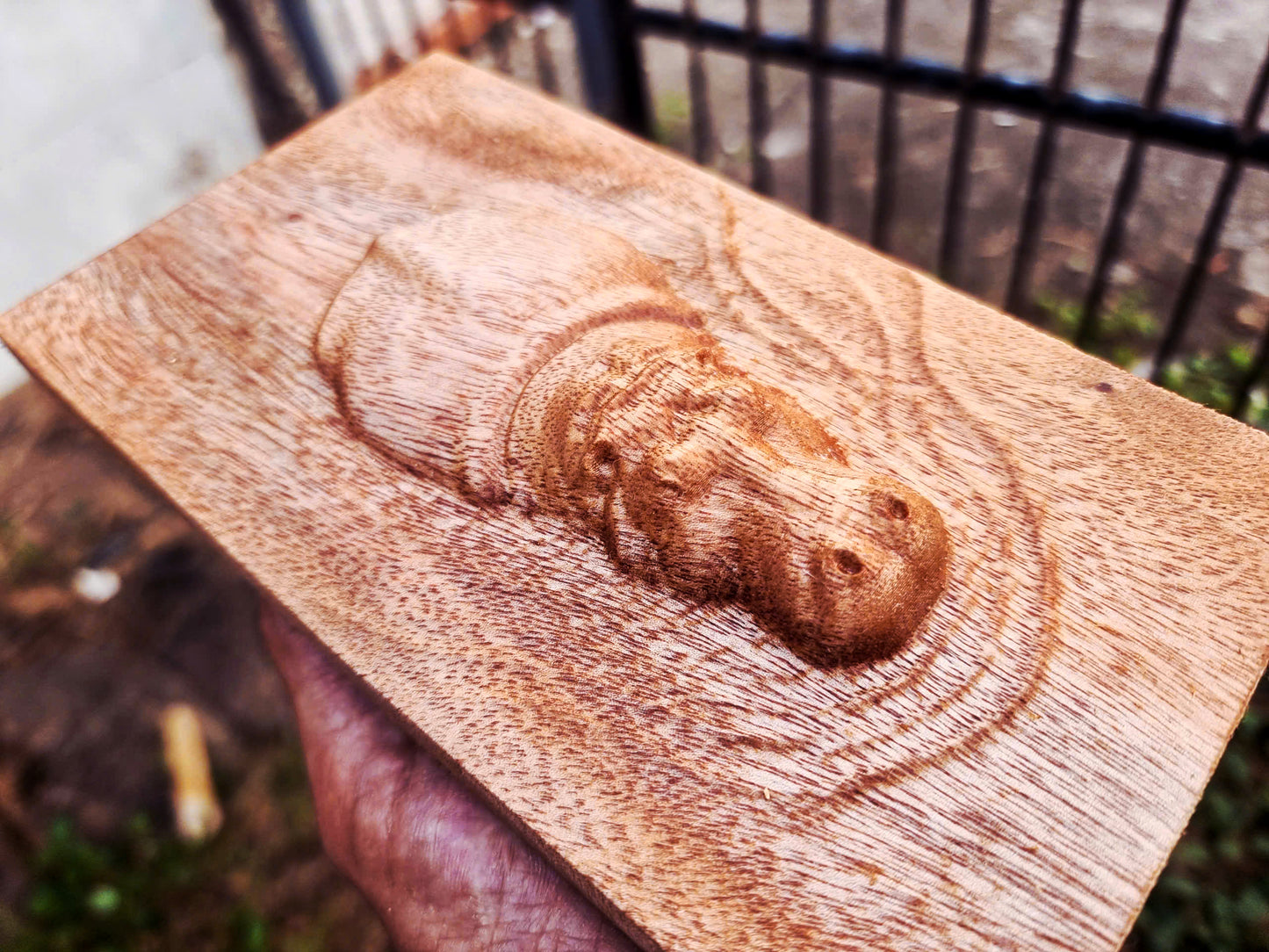 Hippo swimming, 3D STL Model, CNC Router Engraver, Artcam, Aspire ,3D printing